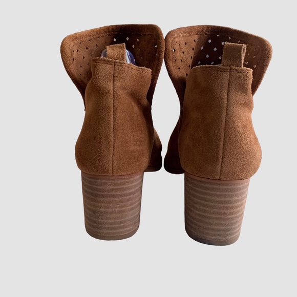 GIANNI BINI PEEP TOE SUEDE SHOES - Picture 2 of 12